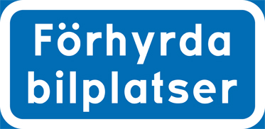 Parkeringsskylt Förhyrda bilplatser - TP52-400X200